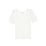 ホワイト | FLOWER EMB KNIT/フラワーエンブロダリーニット | CALNAMUR