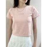 ピンク | CROPPED LOGO T/S | CALNAMUR