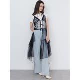 TULLE CAMISOLE DRESS/チュールキャミソールドレス | CALNAMUR | 詳細画像4 