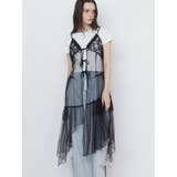 TULLE CAMISOLE DRESS/チュールキャミソールドレス | CALNAMUR | 詳細画像6 