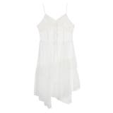 ホワイト | TULLE CAMISOLE DRESS/チュールキャミソールドレス | CALNAMUR