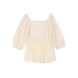 3D ROSE TULLE BL/3Dローズチュールブラウス | CALNAMUR | 詳細画像1 