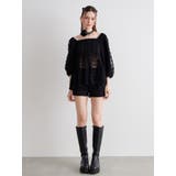 3D ROSE TULLE BL/3Dローズチュールブラウス | CALNAMUR | 詳細画像10 