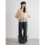 3D ROSE TULLE BL/3Dローズチュールブラウス | CALNAMUR | 詳細画像11 