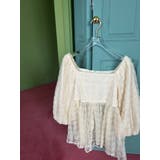 3D ROSE TULLE BL/3Dローズチュールブラウス | CALNAMUR | 詳細画像2 