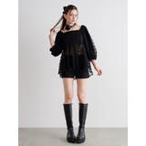 3D ROSE TULLE BL/3Dローズチュールブラウス | CALNAMUR | 詳細画像27 