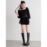 3D ROSE TULLE BL/3Dローズチュールブラウス | CALNAMUR | 詳細画像30 