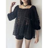 3D ROSE TULLE BL/3Dローズチュールブラウス | CALNAMUR | 詳細画像47 