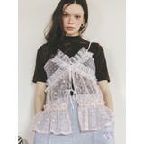 TULLE FLOCKING EMB | CALNAMUR | 詳細画像6 