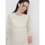 RIBBON COLLAR LACE OP/リボンカラーレースワンピース | CALNAMUR | 詳細画像13 