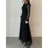 RIBBON COLLAR LACE OP/リボンカラーレースワンピース | CALNAMUR | 詳細画像15 