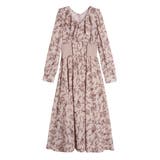 ピンク | FRILL FLOWER DRESS/フリルフラワードレス | CALNAMUR