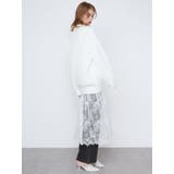 LACE×KNIT LONG CD/レース×ニットロングカーディガン | CALNAMUR | 詳細画像13