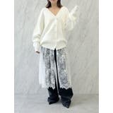 LACE×KNIT LONG CD/レース×ニットロングカーディガン | CALNAMUR | 詳細画像20