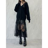 LACE×KNIT LONG CD/レース×ニットロングカーディガン | CALNAMUR | 詳細画像26