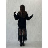 LACE×KNIT LONG CD/レース×ニットロングカーディガン | CALNAMUR | 詳細画像28