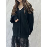 LACE×KNIT LONG CD/レース×ニットロングカーディガン | CALNAMUR | 詳細画像31