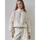 ミックス | METTALLIC VOLUME BLOUSON/メタリックボリュームブルゾン | CALNAMUR