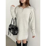 ホワイト | TWINKLE SHAGGY KNIT | CALNAMUR