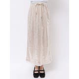 SPANGLE DRAWSTRINGS SK/スパンコールドロストスカート | CALNAMUR | 詳細画像18 