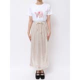 SPANGLE DRAWSTRINGS SK/スパンコールドロストスカート | CALNAMUR | 詳細画像25 