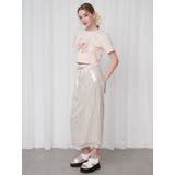 SPANGLE DRAWSTRINGS SK/スパンコールドロストスカート | CALNAMUR | 詳細画像8 