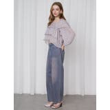 OVERDYE DENIM WIDE PT/オーバーダイデニムワイドパンツ | CALNAMUR | 詳細画像10 