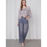 OVERDYE DENIM WIDE PT/オーバーダイデニムワイドパンツ | CALNAMUR | 詳細画像11 