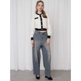 OVERDYE DENIM WIDE PT/オーバーダイデニムワイドパンツ | CALNAMUR | 詳細画像8 