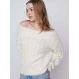 2WAY MIX YARN CABLE KNIT/２WAYヤーンケーブルニット | CALNAMUR | 詳細画像2 