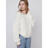2WAY MIX YARN CABLE KNIT/２WAYヤーンケーブルニット | CALNAMUR | 詳細画像8 