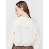 ホワイト | SAILOR COLLAR BLOUSON/セーラーカラーブルゾン | CALNAMUR