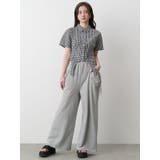 CORSET GINGHAM CHECK | CALNAMUR | 詳細画像23