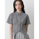 ブラック | CORSET GINGHAM CHECK | CALNAMUR