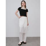 LACE LAYERED SKPT/レースレイヤードスカートパンツ | CALNAMUR | 詳細画像13 