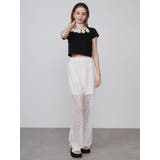 LACE LAYERED SKPT/レースレイヤードスカートパンツ | CALNAMUR | 詳細画像14 