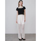 LACE LAYERED SKPT/レースレイヤードスカートパンツ | CALNAMUR | 詳細画像15 