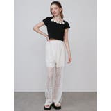 LACE LAYERED SKPT/レースレイヤードスカートパンツ | CALNAMUR | 詳細画像16 