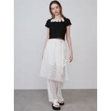 LACE LAYERED SKPT/レースレイヤードスカートパンツ | CALNAMUR | 詳細画像2 