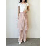 LACE LAYERED SKPT/レースレイヤードスカートパンツ | CALNAMUR | 詳細画像27 