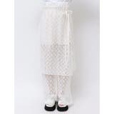 LACE LAYERED SKPT/レースレイヤードスカートパンツ | CALNAMUR | 詳細画像30 