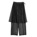 LACE LAYERED SKPT/レースレイヤードスカートパンツ | CALNAMUR | 詳細画像44 