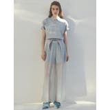 SHEER LAYERED SWEAT | CALNAMUR | 詳細画像7