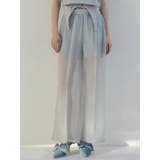 ライトグレー | SHEER LAYERED SWEAT | CALNAMUR