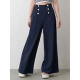 ネイビー | MARINE WIDE PT/マリンワイドパンツ | CALNAMUR