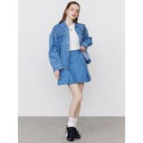 DENIM TUCK MINI SK/デニムタックミニスカート | CALNAMUR | 詳細画像10