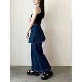 DENIM TUCK MINI SK/デニムタックミニスカート | CALNAMUR | 詳細画像17