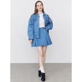 DENIM TUCK MINI SK/デニムタックミニスカート | CALNAMUR | 詳細画像2