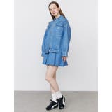 DENIM TUCK MINI SK/デニムタックミニスカート | CALNAMUR | 詳細画像7