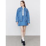 DENIM TUCK MINI SK/デニムタックミニスカート | CALNAMUR | 詳細画像9